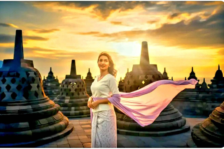 Yogyakarta Airport: Borobudur Climb & Prambanan Guided Tour