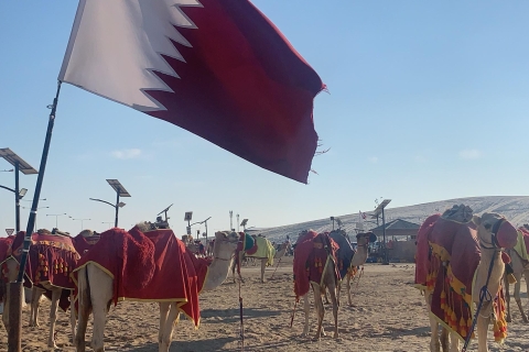 Doha: Safari | Wycieczka po morzu śródlądowym | Przejażdżka na wielbłądzie | SandboardingDoha: Safari | Przejażdżka na wielbłądzie | Sandboarding | Wycieczka po morzu ś