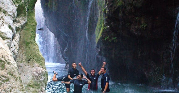 Kourtaliotiko Gorge River Trek with Lunch! Pick-up Avaliable
