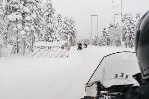 Rovaniemi: safari skuterem śnieżnym, farma reniferów i husky