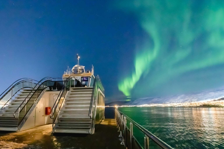 Tromsø: crucero culinario de la aurora boreal en catamarán eléctrico