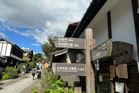 Vanuit Nagoya: Inuyama kasteel, Ena kloof, Magome, Tsumago tour