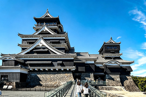 Fukuoka: Mt. Aso, Minamiasu Railway & Kumamoto Castle Tour
