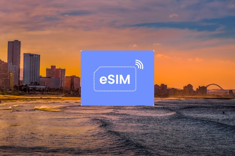 Durban: South Africa eSIM Roaming Mobile Data Plan 50 GB/ 30 Days: South Africa only