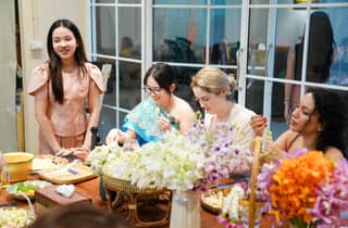 Bangkok: Blumenmarkt-Tour und Girlanden-Workshop