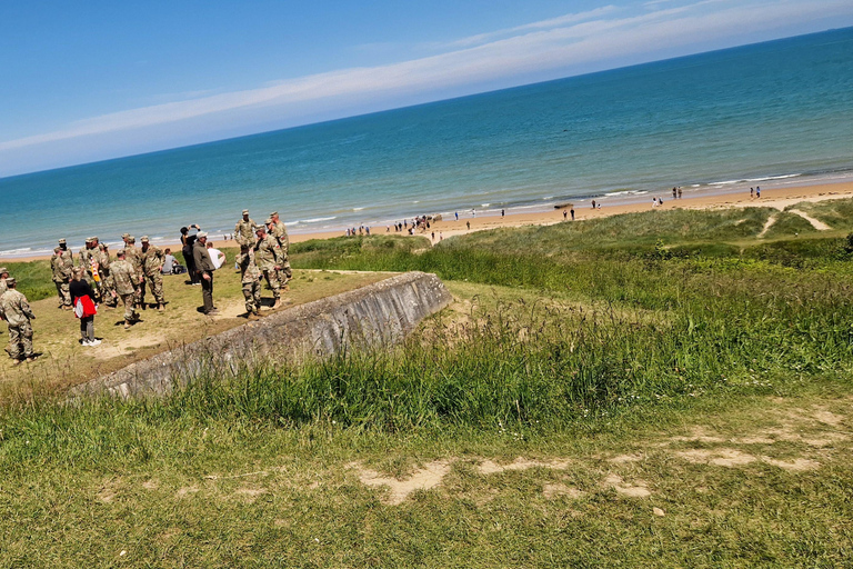 Praias de desembarque na Normandia: Tour particular de um dia saindo de BayeuxCom guia certificado