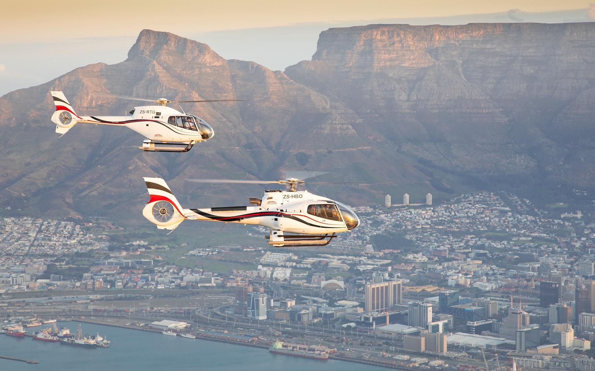 Kapstadt: Sightseeing-Helikopterflug ab der V&A Waterfront