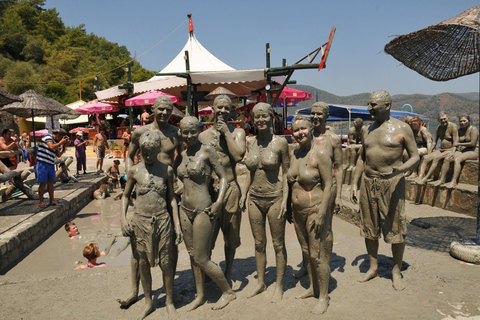 From Fethiye: Dalyan River Cruise, Mud Baths, and Beach Trip