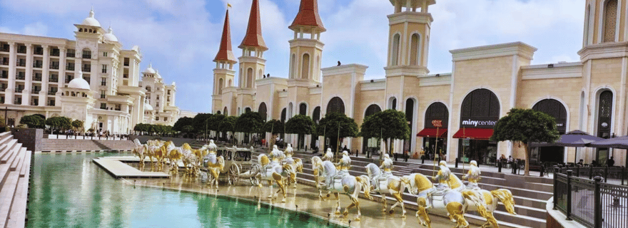 Côté : Service de transfert du parc à thème 