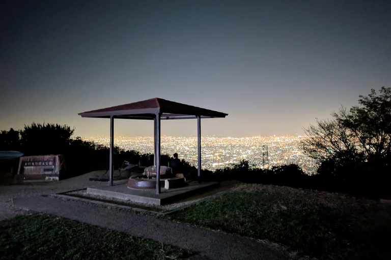 Osaka : visite nocturne du mont Ikoma avec la ligne d'horizon