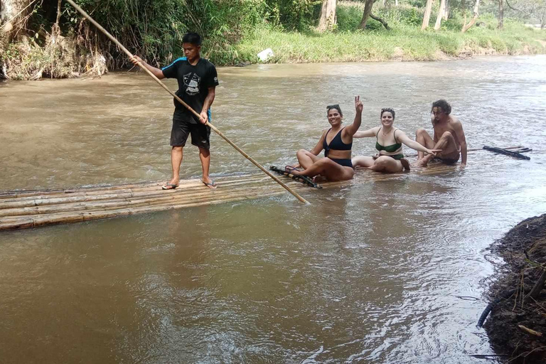 Chiang Mai: 2-dagars djungelvandring med elefantfarm och forsränning