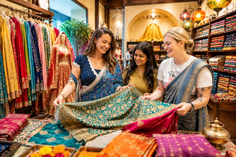 Delhi: Guided Shopping Tour Experience With Expert Female Guide