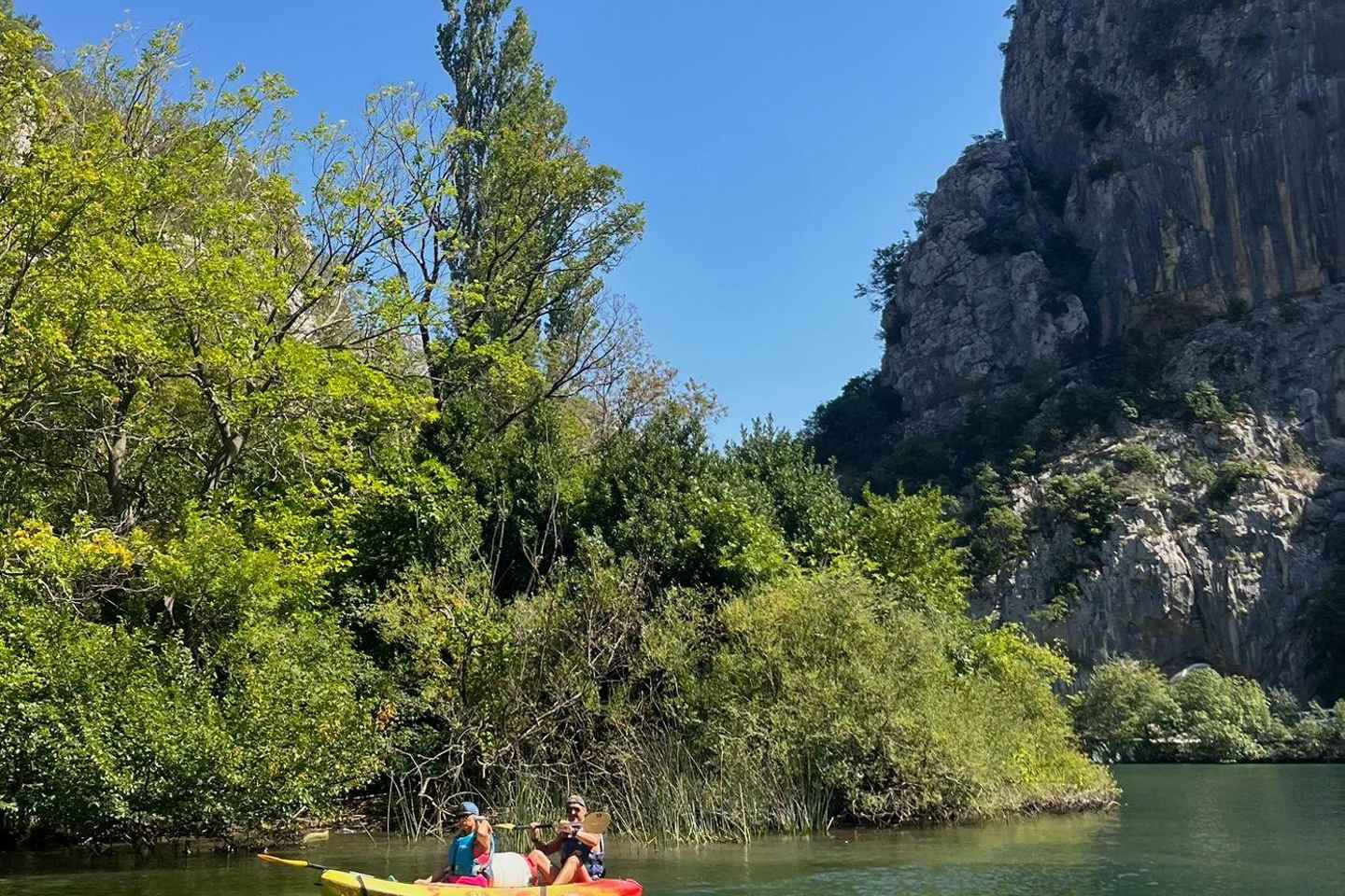 Omiš: 5-Hour Kayak on Cetina River Preserved Nature Park