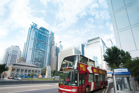 Hong Kong: Tour Hop-on Hop-off del Fast Track Peak Tram e BigBus