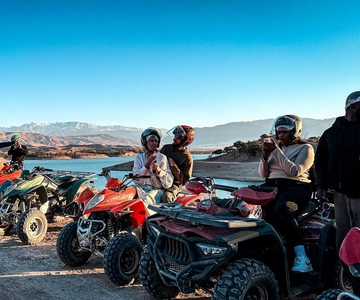 Marrakech: Quad y paseo en camello por el desierto de Agafay con cena