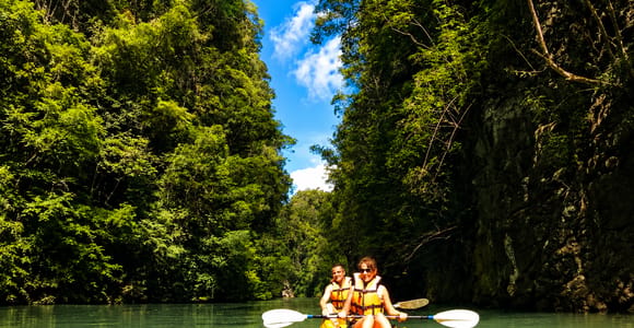 Krabi: Hong Island Kayak, Snorkel, and Sunset Tour