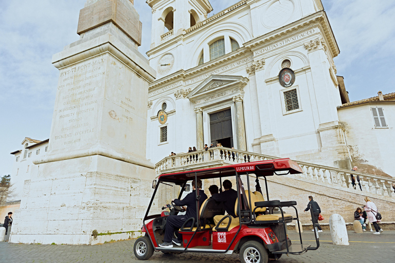 Rome: Golf Cart Tour of Rome by Night Golf Cart Tour with Meeting Point