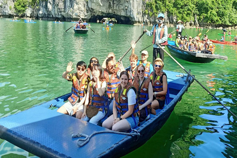 Hanoi: Aurora Halong Day Cruise - Lunch, Kayak, Swim, Cave from Halong: Cruise with Buffet, Kayaking (No transfer)