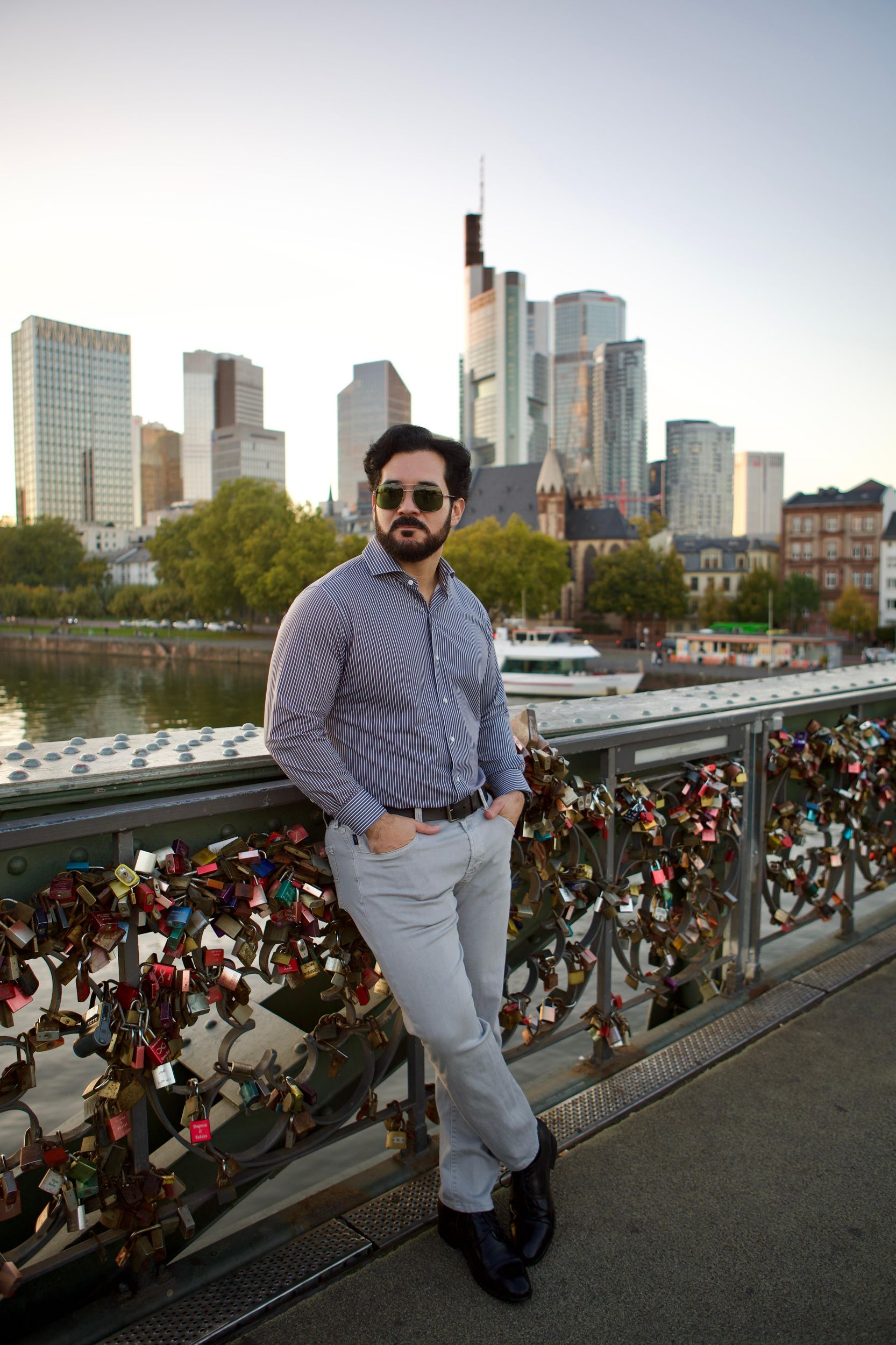 Frankfurt: Fotoshooting mit einem professionellen Fotografen