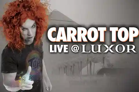 Las Vegas : Carrot Top au Luxor Hotel & Casino