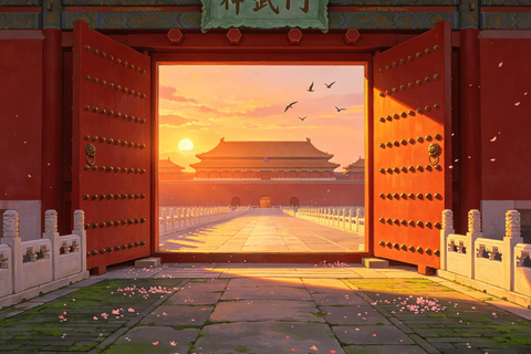 Tiananmen, Forbidden City & Treasure Museum Half Day Tour Tiananmen Square Reservation only ( No guide )