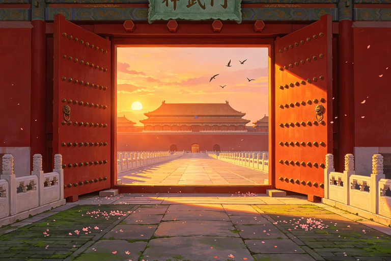Tiananmen, Forbidden City & Treasure Museum Half Day Tour Tiananmen Square Reservation only ( No guide )