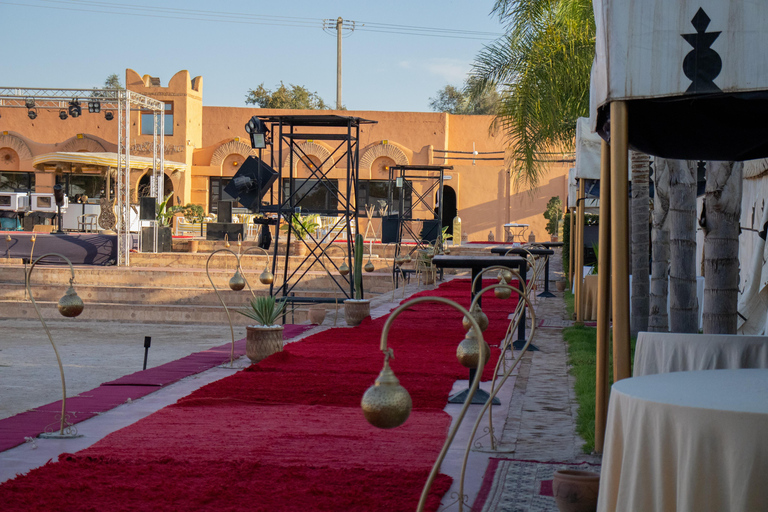 Agadir: Moroccan Wine Tasting Experience with Gourmet Bites Wine tasting and Moroccan food tasting, Gnawa music, with transportation