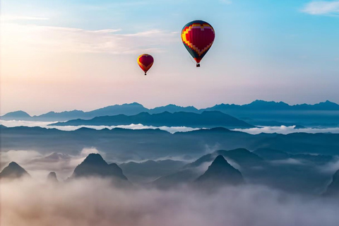Yangshuo Hot Air Balloon Experience Exclusive Private Hot Air Balloon Ride