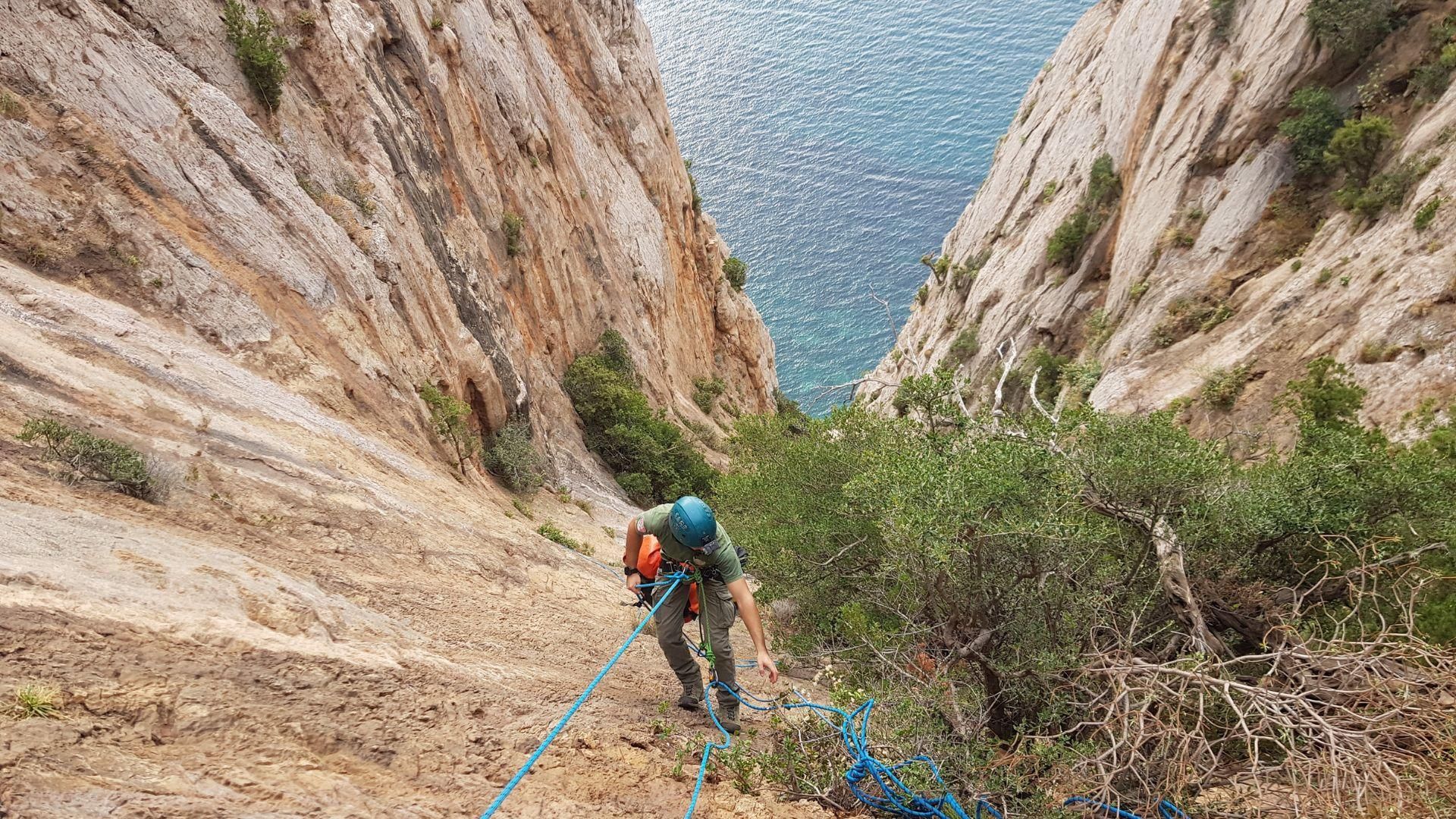 Masua: Porto Flavia-Kanal Trocken-Canyoning