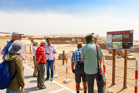 Djup Peru turné: Pachacamac + Lunch + Shanty TownMed upphämtning och avlämning på flygplatsen