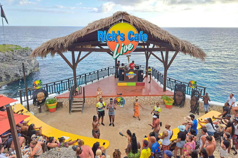 Montego Bay : visite du Blue Hole Mineral Spring et du Rick&#039;s CafePrise en charge et retour à Montego Bay / Airbnb