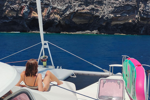 Tenerife: PRIVATE Catamaran cruise with Lunch and Drinks
