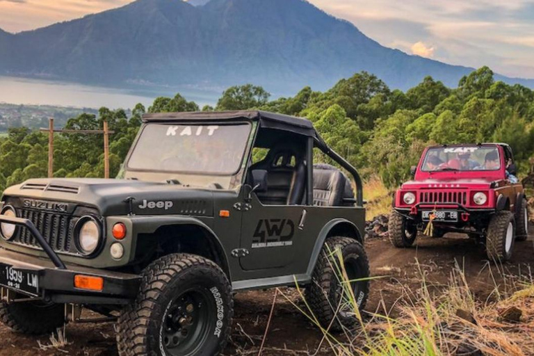 Kintamani: Jeep Sunrise Trekking with Hot Spring Kintamani 4WD Sunrise Tour with Natural Hot Spring Bath With Shuttle