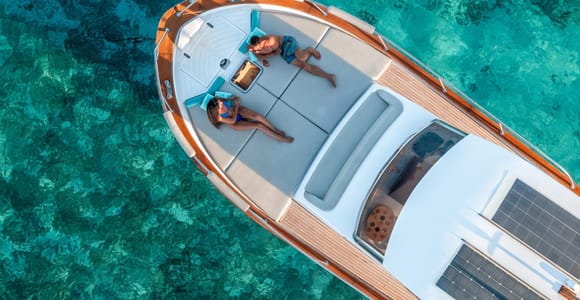 Trapani:Favignana and Levanzo Hybrid Boat Tour with aperitif