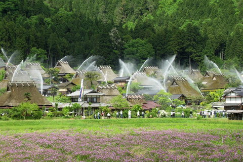 Miyama Gassho-mura Snow Lantern Festival Arashiyama Day Tour Osaka Nipponbashi Station, Exit 2.