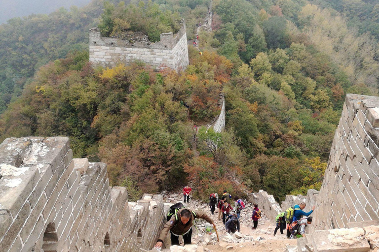 Wycieczka w małej grupie z Wielkiego Muru Jiankou do Mutianyu