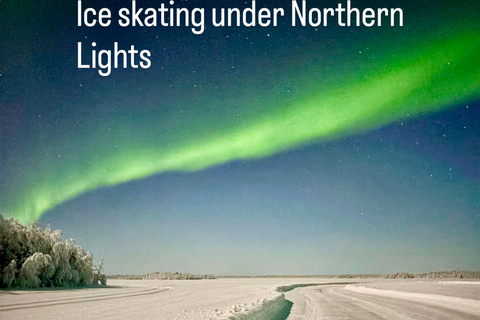 Levi: Self-Guided Lake Skating, Reindeer & Hot Drink