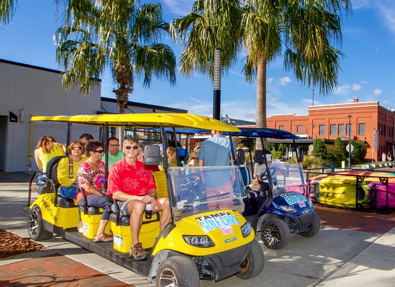 Tampa: Guidet byrundtur i Deluxe Street Golf Cart