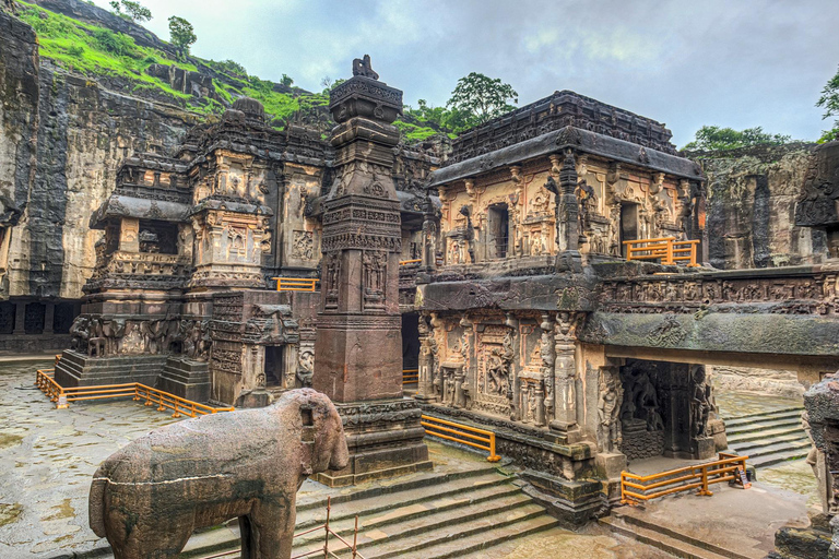 Viaje asequible en taxi desde Aurangabad a las cuevas de Ajanta y Ellora