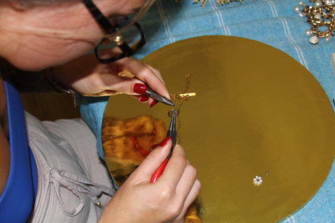 Albufeira: laboratorio di gioielleria con snack e bevandeAlbufeira: laboratorio di gioielli con snack e bevande