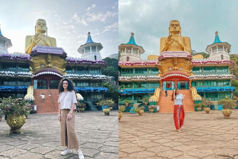 Depuis Kandy : Excursion d'une journée à Sigiriya dambulla et Minneriya Safari