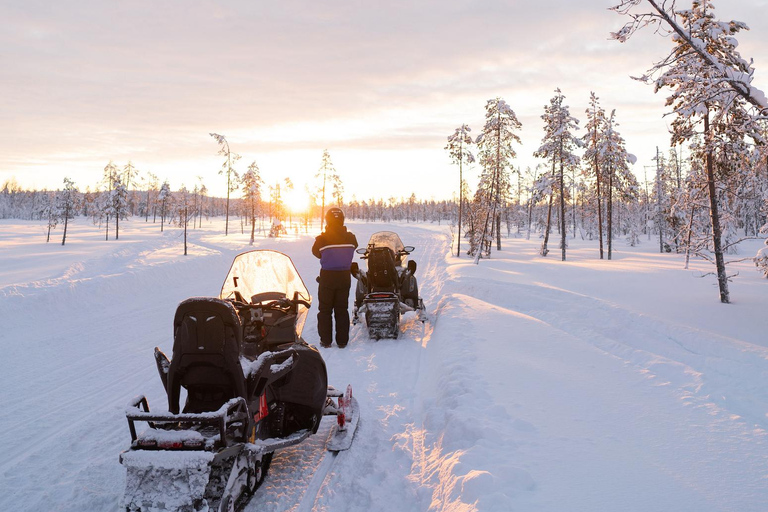 Levi: Husky and Reindeer Farm Visit with Snowmobiling