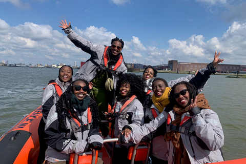 Rotterdam : Croisière touristique en bateau rapide (RIB)Croisière urbaine rapide de 45 minutes