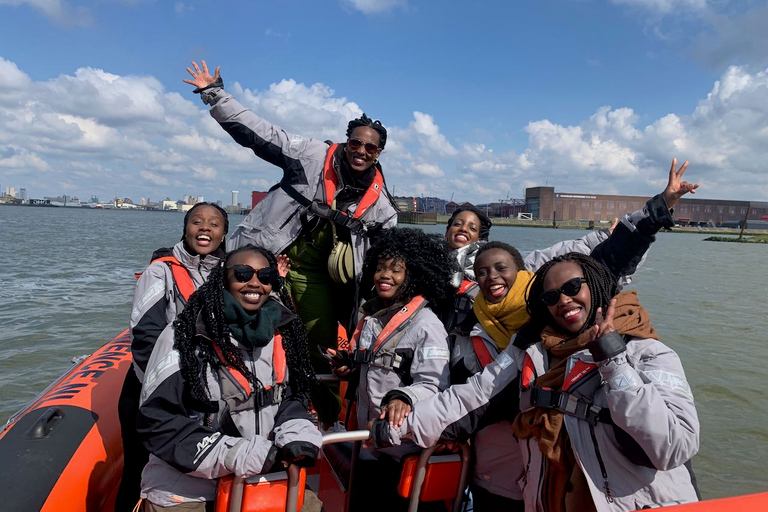 Rotterdam: RIB-Schnellboot-Sightseeing-Rundfahrt45-minütige schnelle Stadtrundfahrt