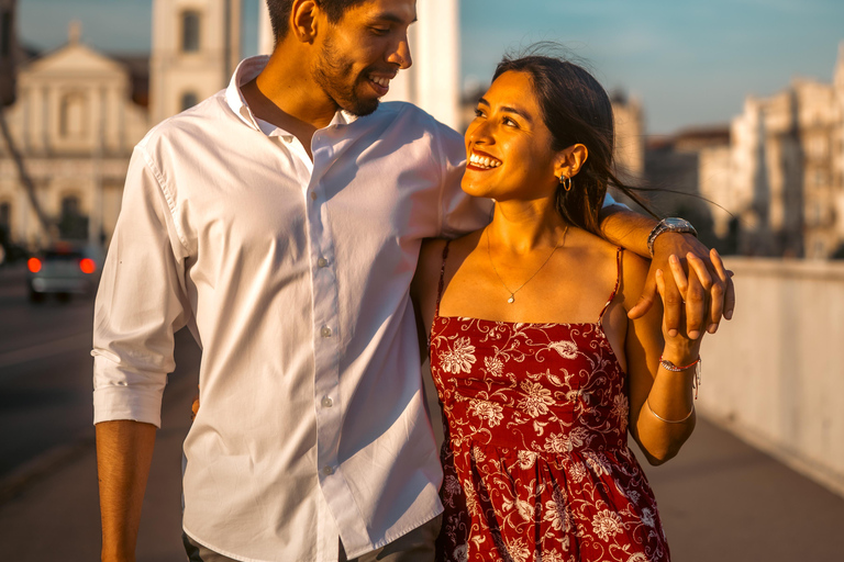 Foto di strada nelle vie più belle di Budapest