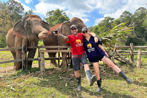 Chiang Mai: Ethische Elefantenauffangstation und ATV-Abenteuer2-stündiger ATV- und Schutzgebietsbesuch mit Mittagessen und Transfer