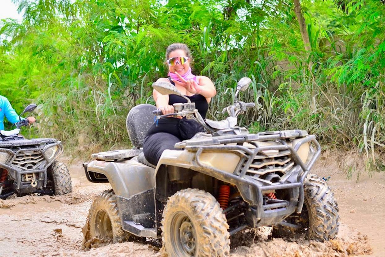 Punta Cana: ATV 4x4 Tour or Buggy Adventure with Small Group and Pick Up Atv for 1 single person