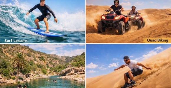 Agadir: 4-In-1 Surf, Quad Bike, Paradise Valley & Sandboard