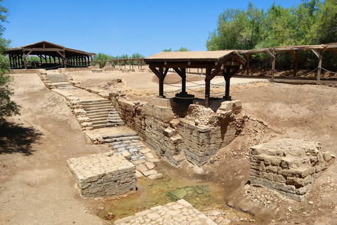 From Dead sea /Swemeh : Mount Nebo, Madaba and Baptism Site Transportation, Entry Tickets