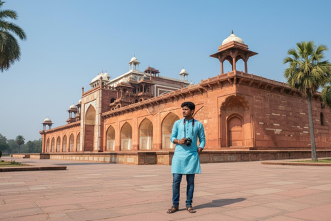 Agra: Sunrise Taj Mahal Tour with Skip-The-Line Entry Ticket Agra: Taj Mahal Express Entry Tour with Car, Tickets & Guide